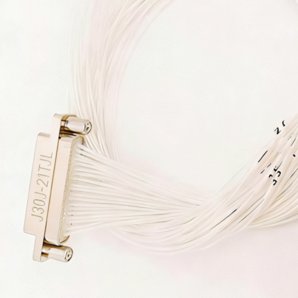 J30J Series Micro Rectangular Electrical Connector, J30J-21tjl-30cm