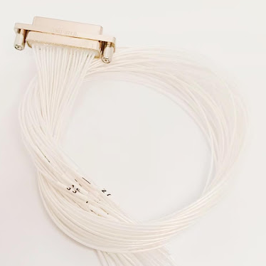 30J Series Micro Rectangular Electrical Connector, J30J-25ZKP-100cm