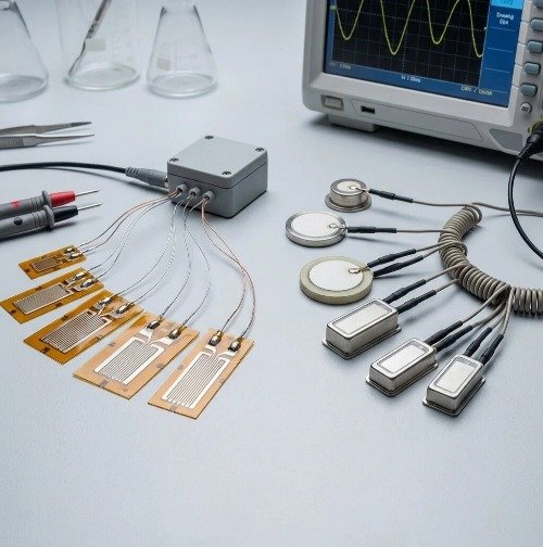 Strain Gauge vs Piezoelectric Sensor