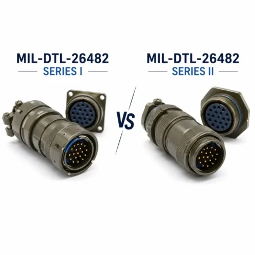 MIL-DTL-26482 Series 1 vs Series 2 circular connectors comparison