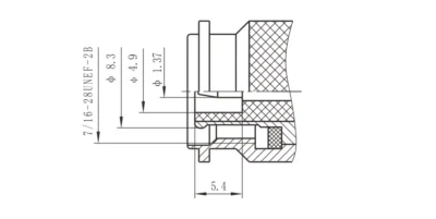 TNC Connectors-Interface Mating Dimensions-1