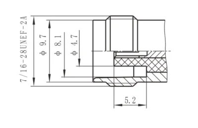 TNC Connectors-Interface Mating Dimensions-2