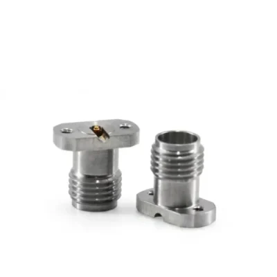 2.92mm female coaxial connector, field replaceable solderless RF connector
